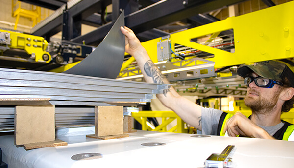 ​PTT operates North America’s largest GEORG automatic core cutting and stacking line