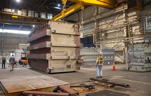 ​PTT’s dedicated 200,000 sq. ft. transformer tank manufacturing shop